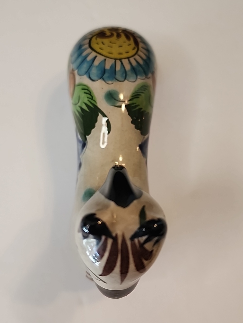 TONALA Made In Mexico Hand-Painted Folk Art Pottery Horse Figurine in Multicolor - Picture 6 of 8